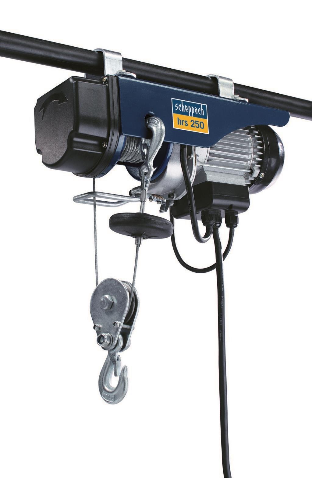SCHEPPACH Lanový naviják elektrický 250 kg, HRS 250