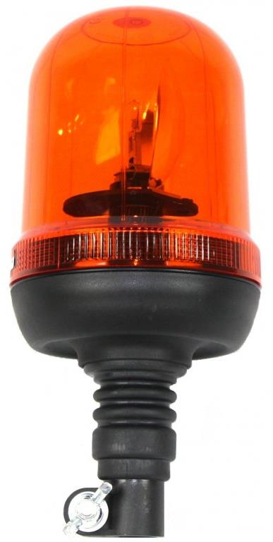 TT technology Výstražný H1 maják, montáž na držák, oranžový, 90° flexi,12-24V (1486)