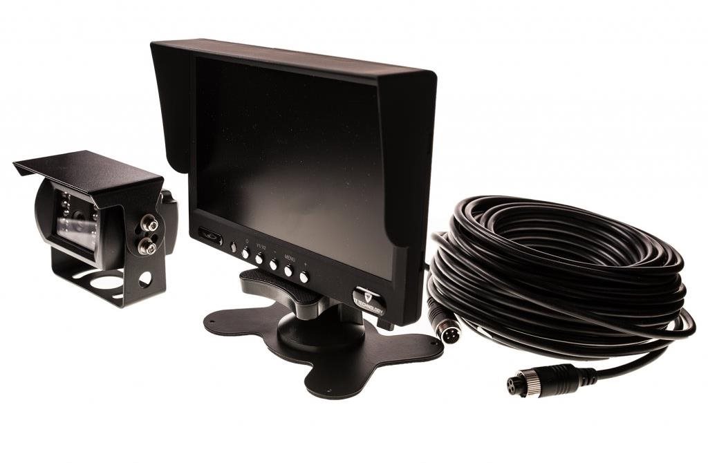 TT technology Parkovací systém pro 2 kamery s 7’’ monitorem, 15 m 4PIN kabel