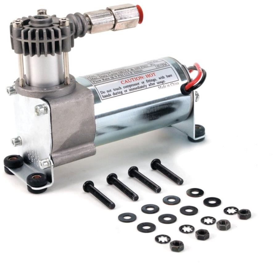 VIAIR 90C Chrom - vzduchový kompresor, max. tlak 8,2 bar (120 PSI) / 29 litrů/min