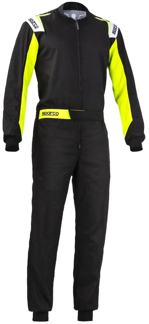 Sparco Kartingová kombinéza Rookie, barva černo/žlutá, vel. XL