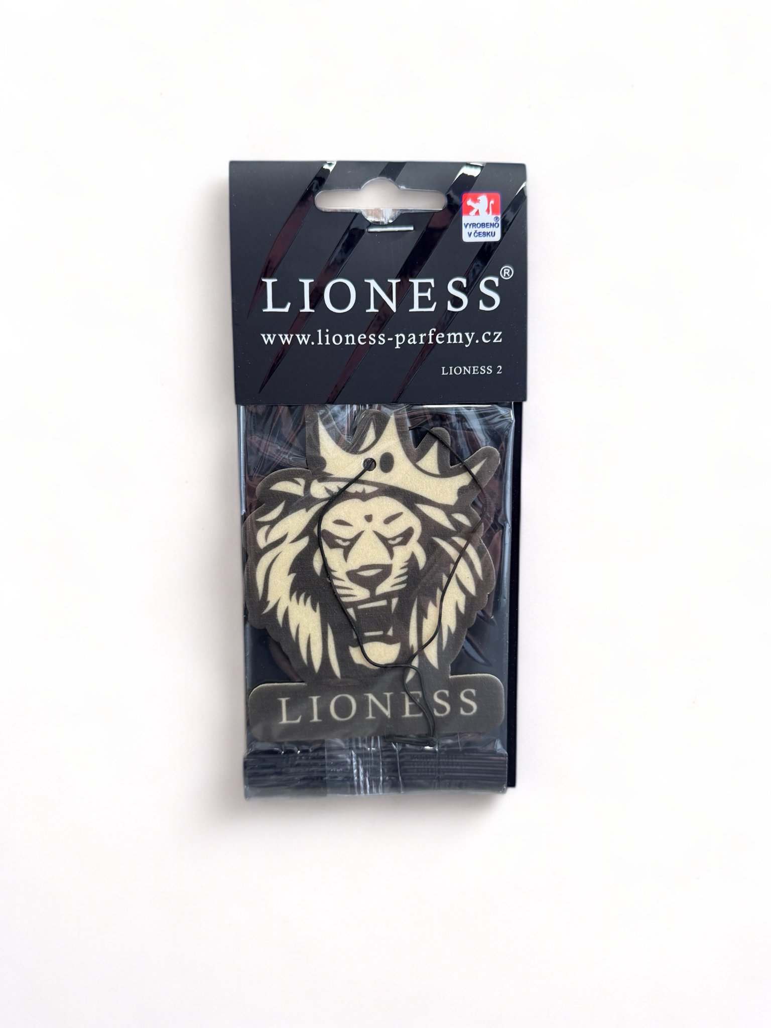 Závěsný pánský autoparfém Lioness 2 inspirovaný Bvlgari Man in Black