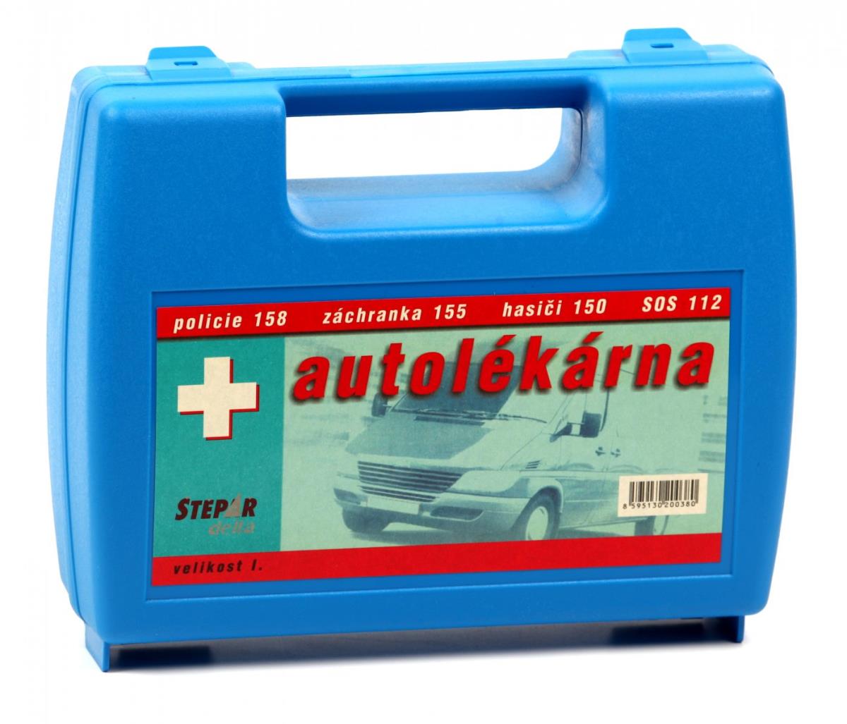 ŠTĚPAŘ Autolékárnička velikost I., kufřík modrý, vyhláška č. 153/2023 Sb.