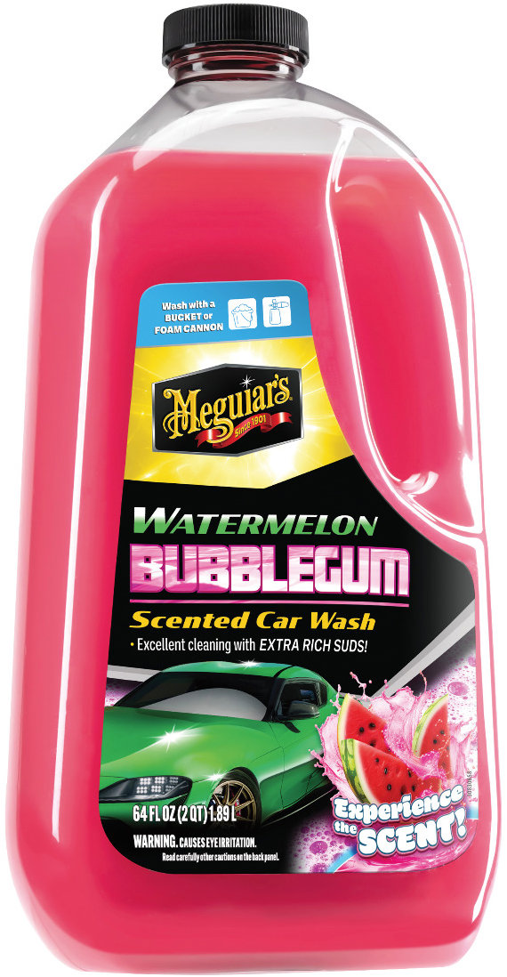 Meguiar's Watermelon Bubblegum Wash - vysoce pěnivý autošampon s vůní melounové žvýkačky, 1,89 l