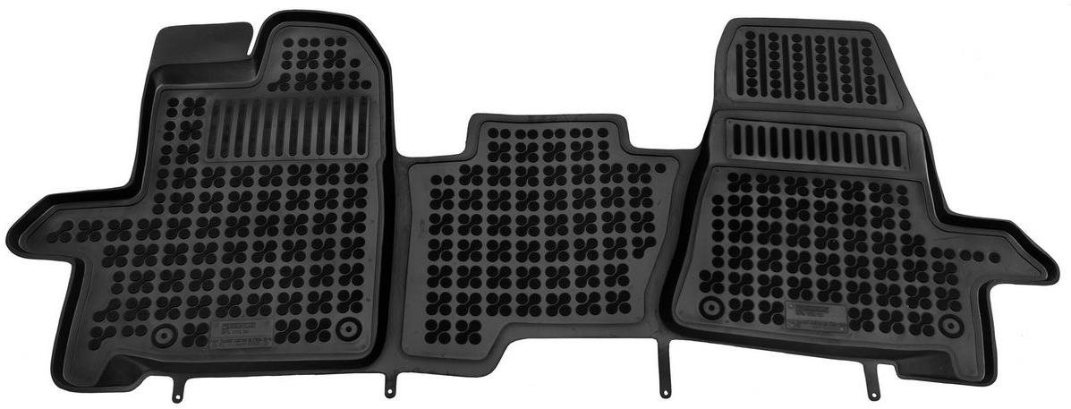 Rezaw-Plast, Gumové koberce se zvýšeným okrajem, Ford Custom Transit, 2012-2018, 2018- ,