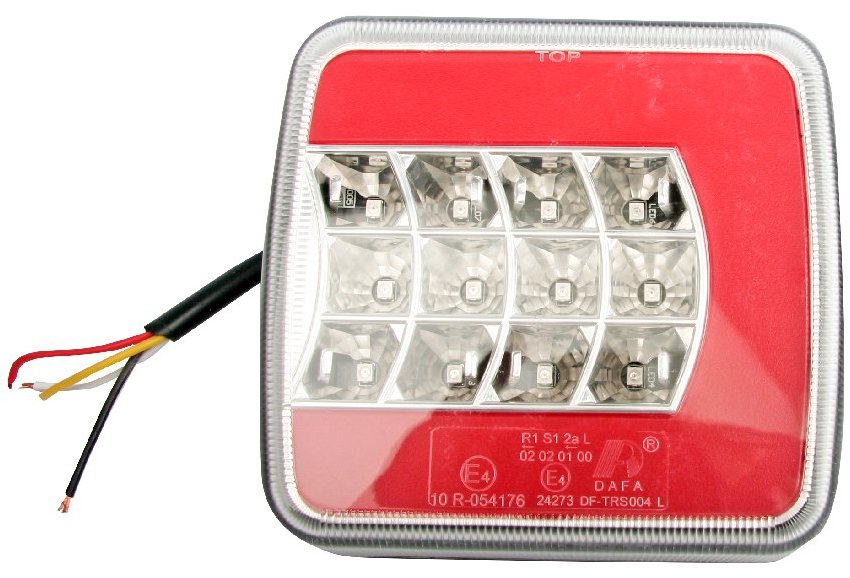 Multipa Sdružené světlo C LED - pravé s osvětlením SPZ 12 V