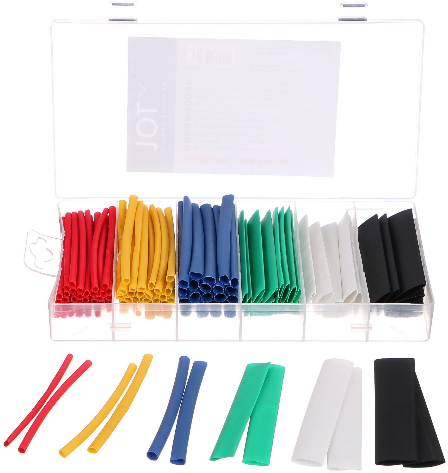 SIXTOL Sada smršťovacích bužírek MECHANIC TUBE SET 128 ks