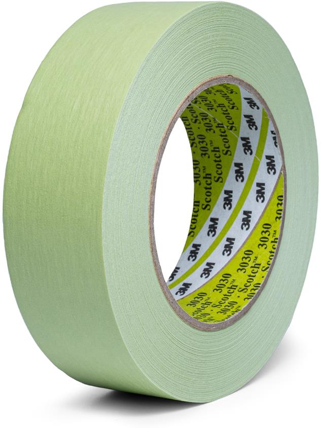 3M Voděodolná Maskovací páska 3030, zelená 36 mm × 50 m