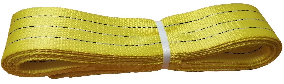 SIMEX Zvedací pás, 4 m / 2 m popruh smyčka, pevnost 3000 kg, šířka 90 mm