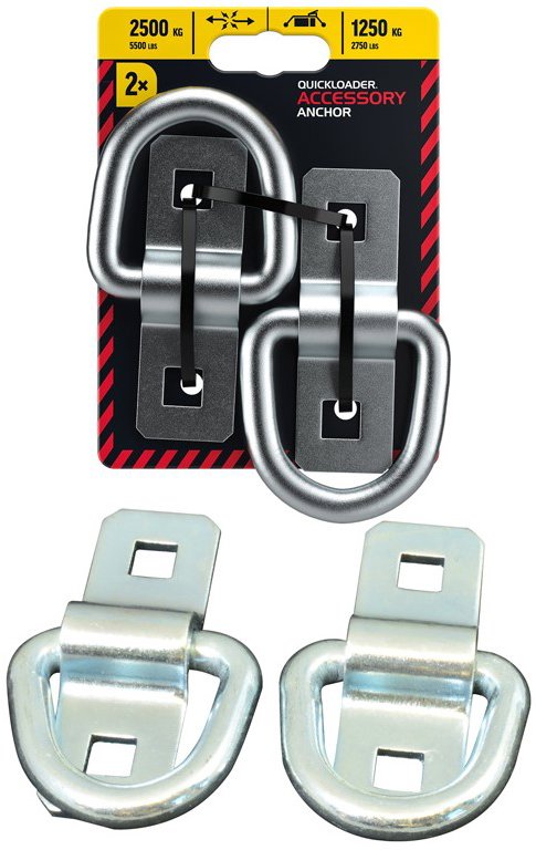 Quickloader Kotvící oko Anchor 2500 kg - sada 2 ks