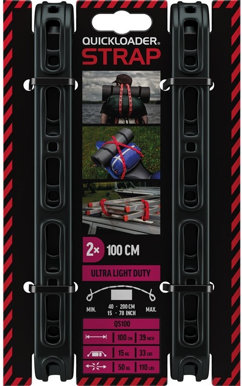 Quickloader Gumový popruh STRAP 100 cm - sada 2 ks