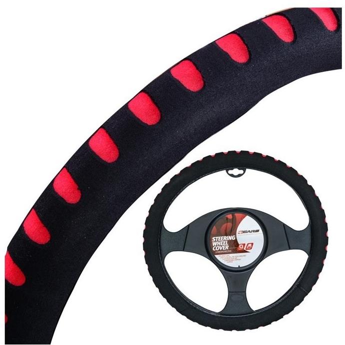 4CARS potah volantu pěnový 37-39 cm, červený