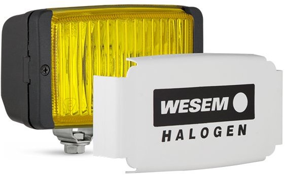WESEM Mlhové světlo žluté HM1.07429, 138 × 78 mm s krytem