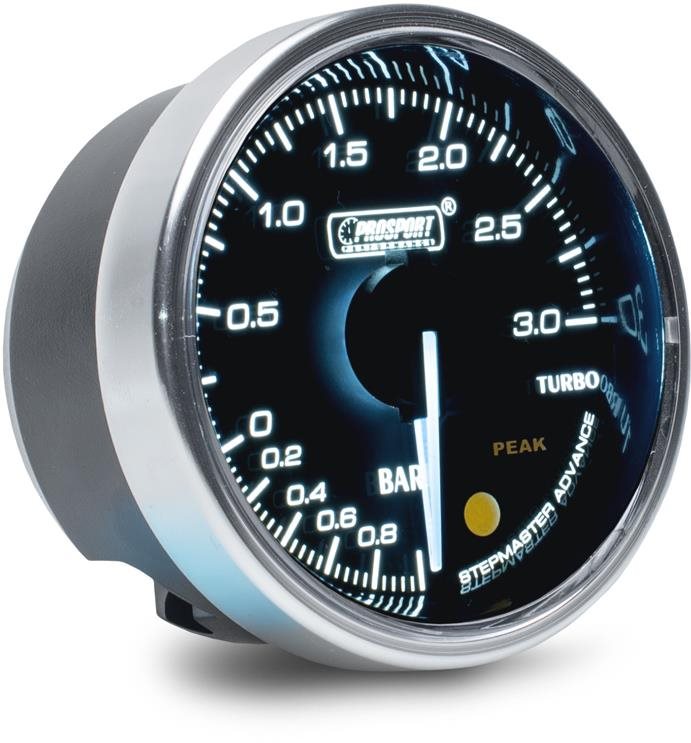 Prosport Performance Supreme Series přídavný ukazatel tlaku turba elektronický -1 až 3 bar