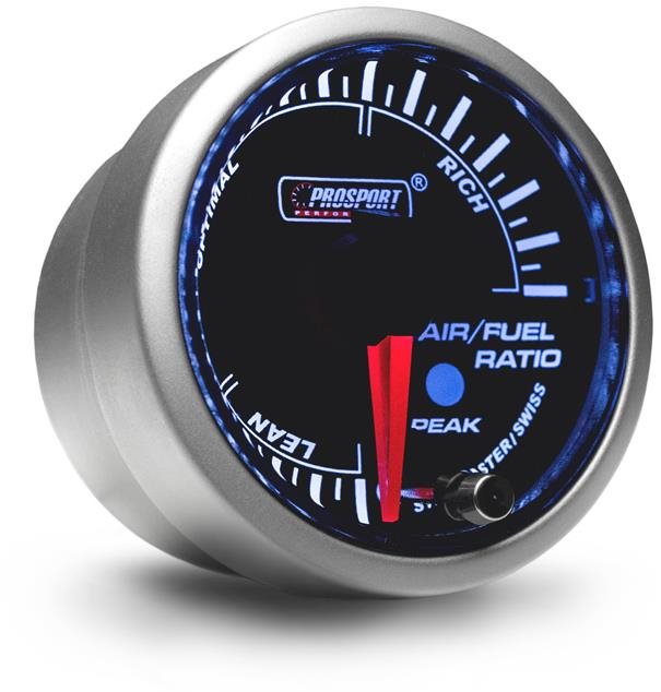 Prosport Performance Přídavný budík řady Premium, měřená hodnota poměr vzduch/palivo