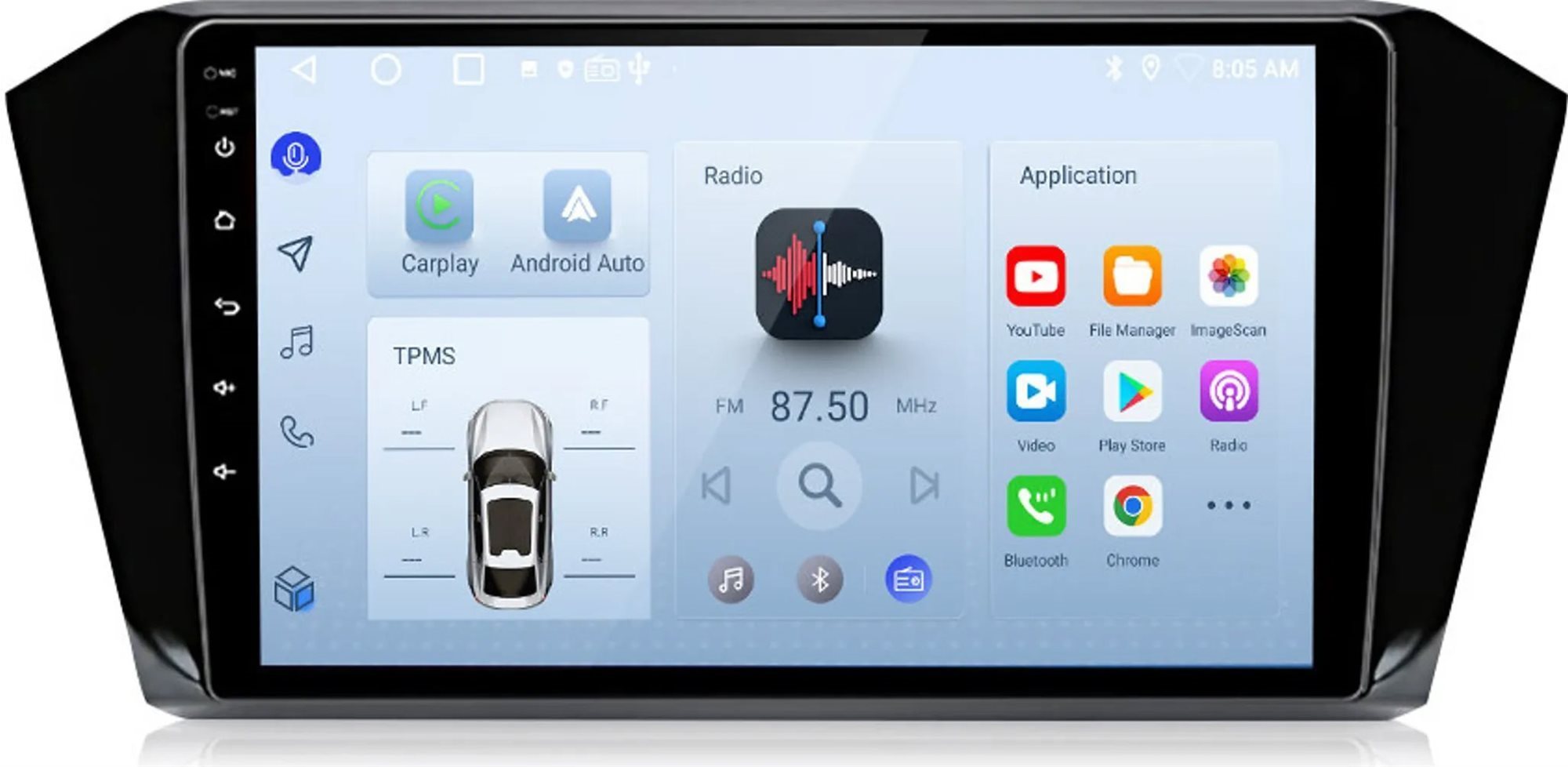 Ossuret Autorádio VW Passat B8 od 2015, CarPlay, Android, GPS, DAB+, Navi