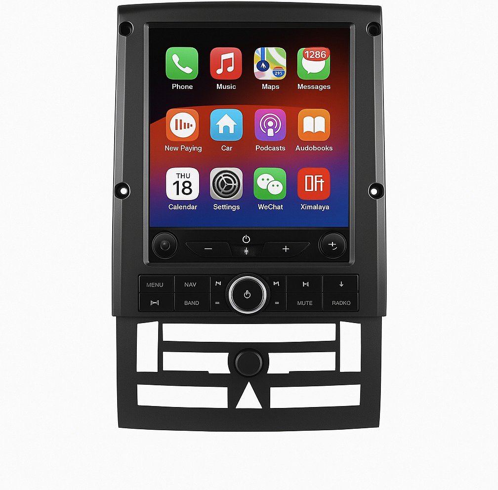 Ossuret Autorádio Peugeot 407 / 407CC / SW 2004–2011,  Android 13, CarPlay, GPS, 8jádro