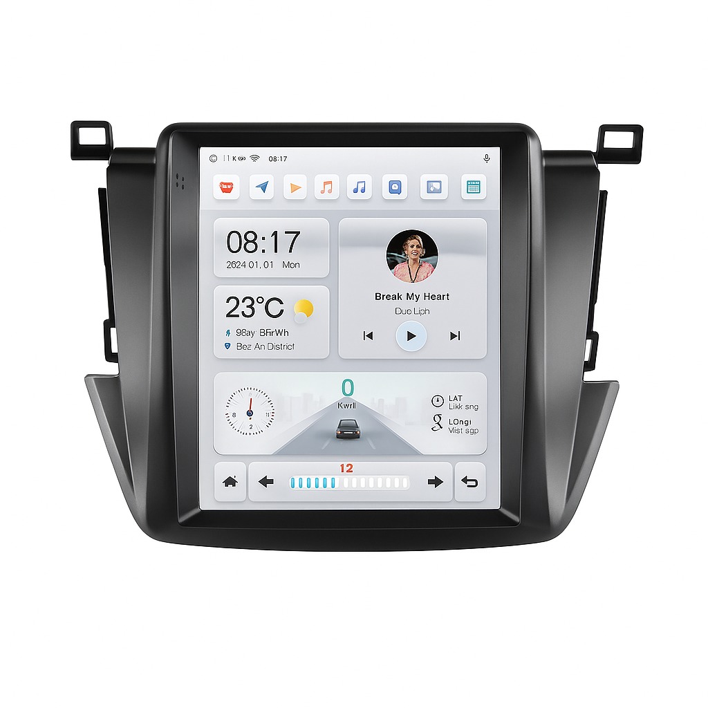 Ossuret Autorádio Toyota RAV4 2013–2018, Android, CarPlay, GPS, multimediální jednotka