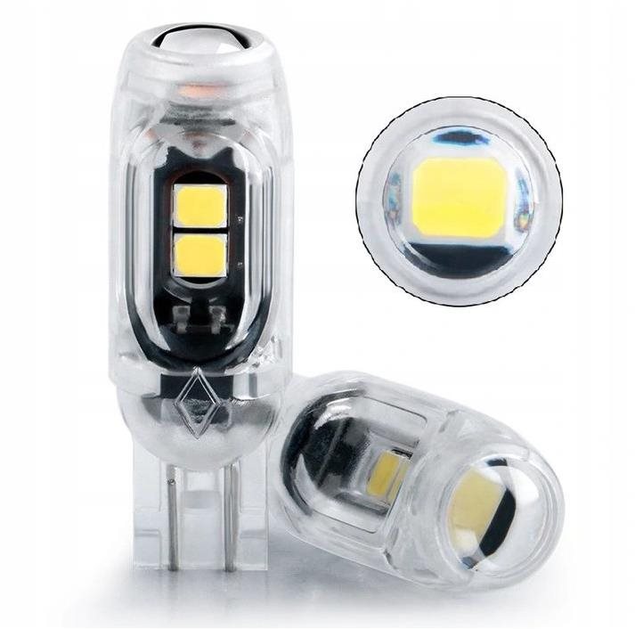 Rabel T10 W5W 5 smd 3030 bílá s čočkou