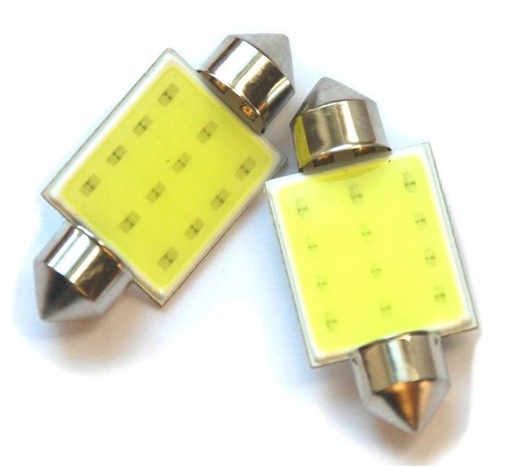 Rabel 36 mm COB smd C3W C5W C10W SV8,5 bílá
