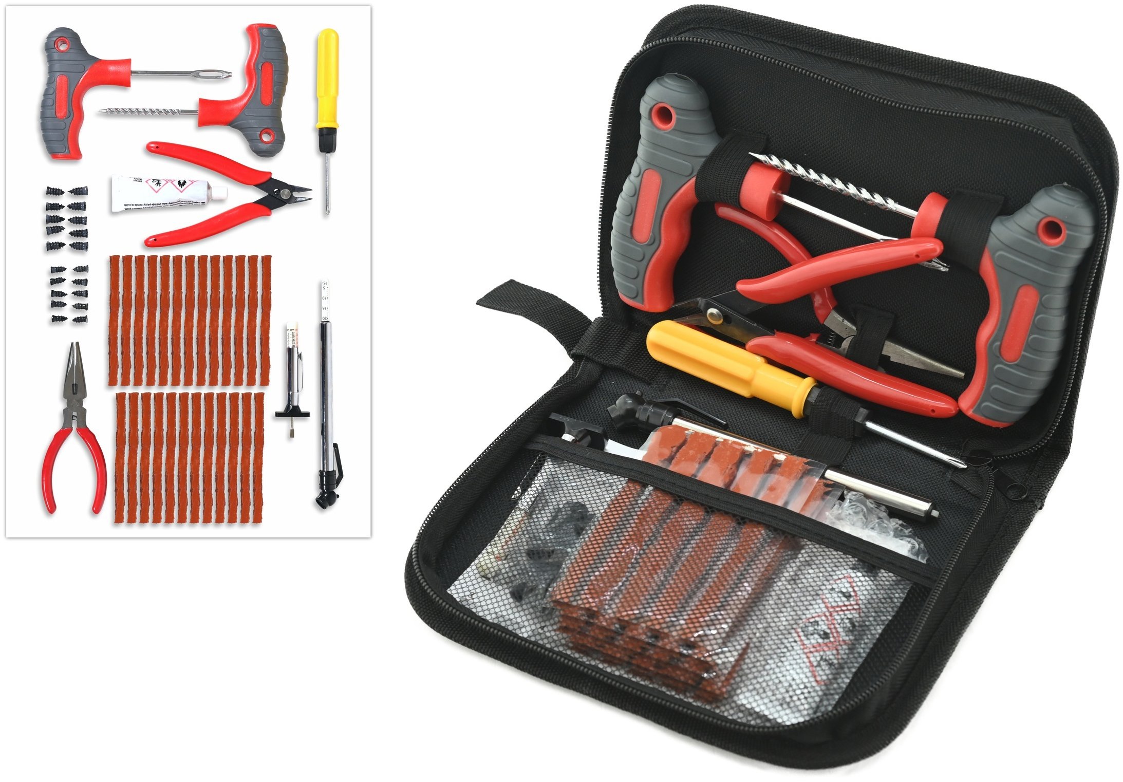 Compass Sada na opravu defektu pneumatiky 53 dílů