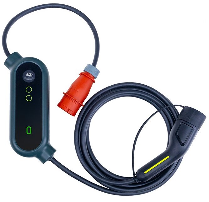 Sectron start 2 přenosná nabíječka pro elektromobil - 16 a, 400 v, cee 5pin - type 2, délka 5 m