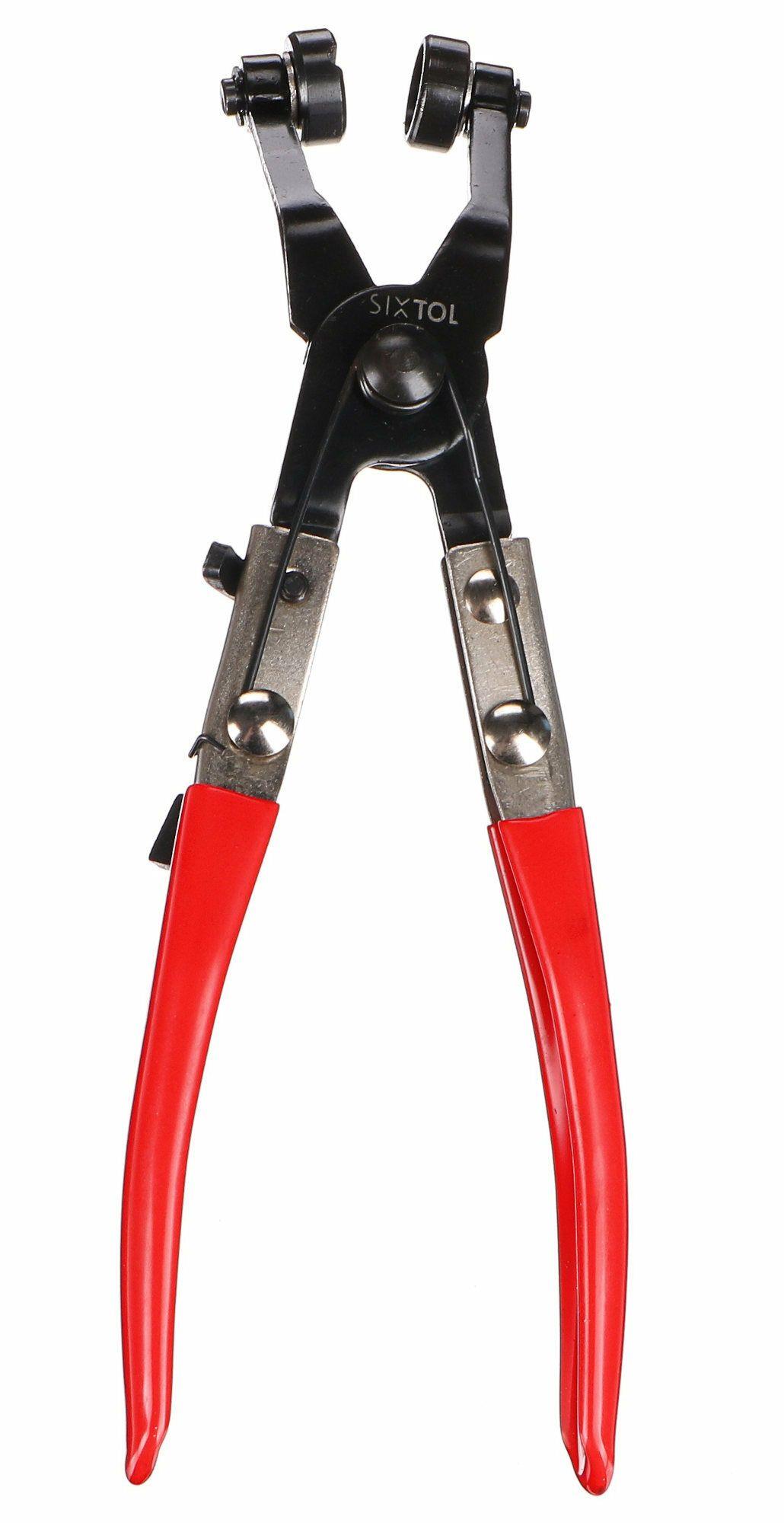 SIXTOL Kleště na jednoduché samosvorné hadicové spony, zahnuté MECHANIC HOSE CLAMP 6