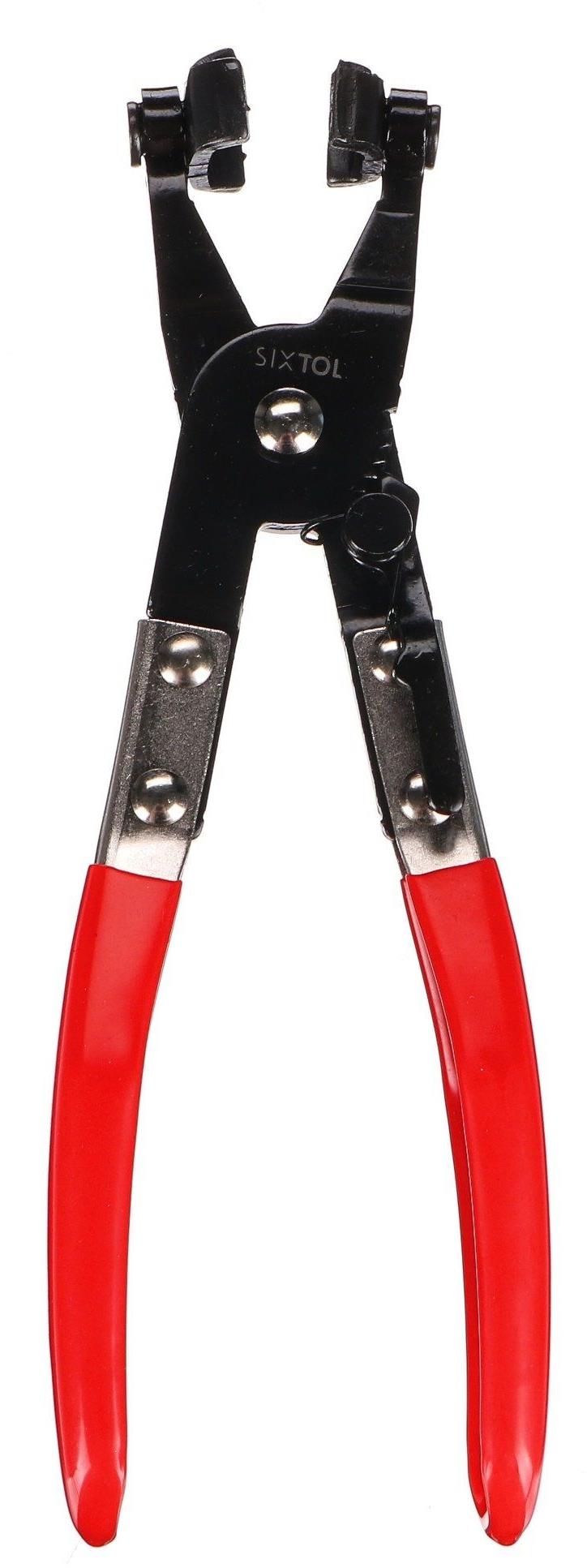 SIXTOL Kleště na samosvorné spony, zahnuté MECHANIC HOSE CLAMP 5
