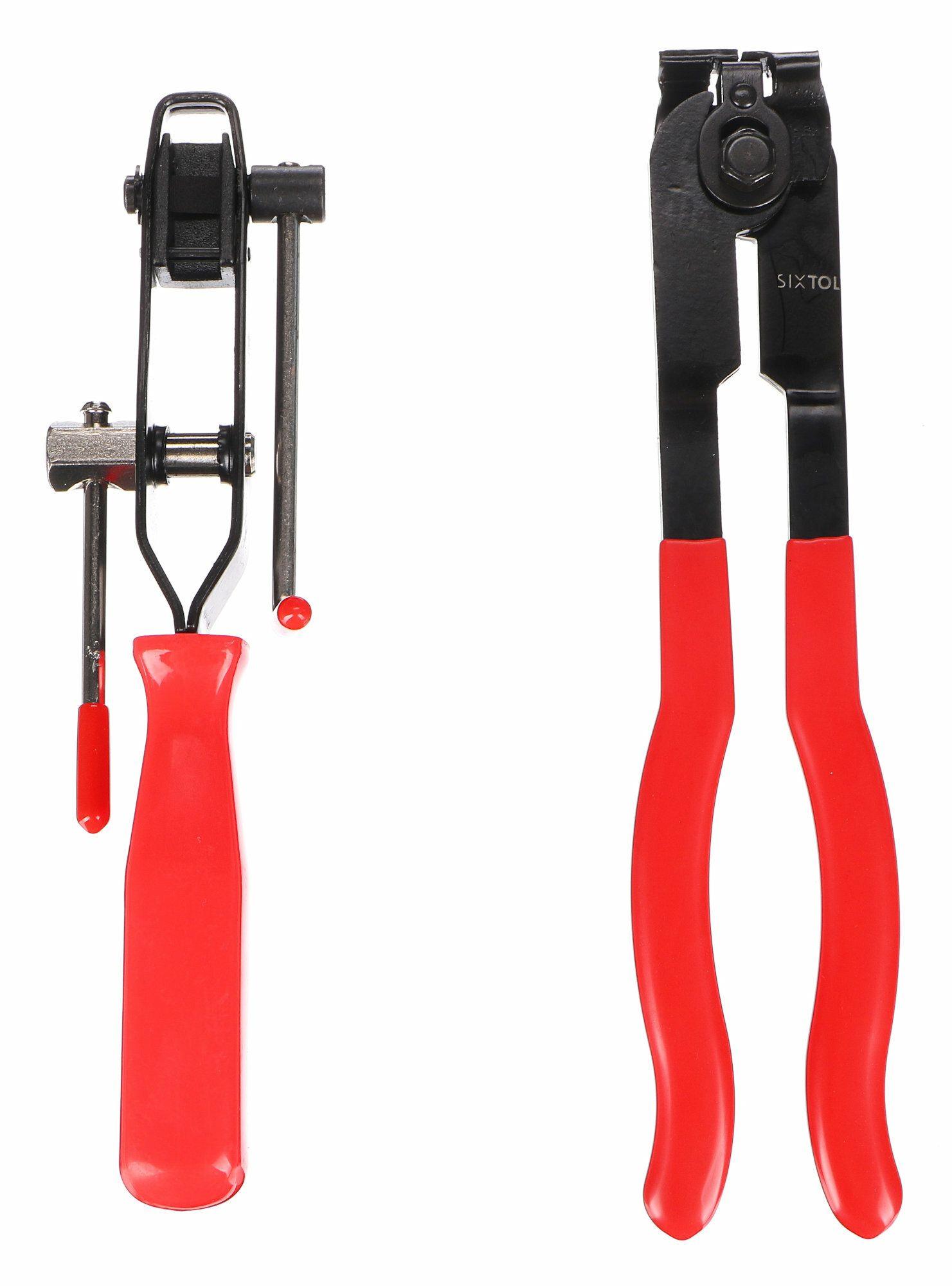 SIXTOL Sada kleští na stavitelné spony CV MECHANIC HOSE CLAMP SET 2, 2 ks