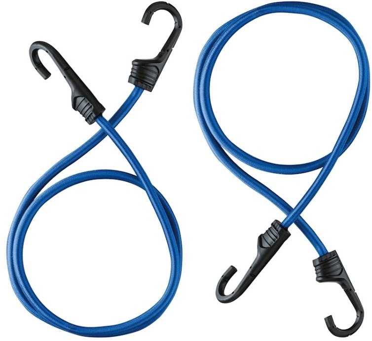 STROXX Gumové upínací popruhy 100 cm modré, set 2 ks