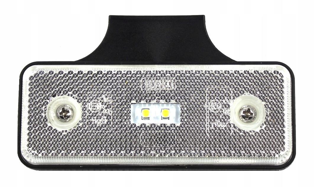 TT technology Poziční LED světlo bílé, obdélníkové obrysové, 2 × LED, 0,2 W, 12-24 V