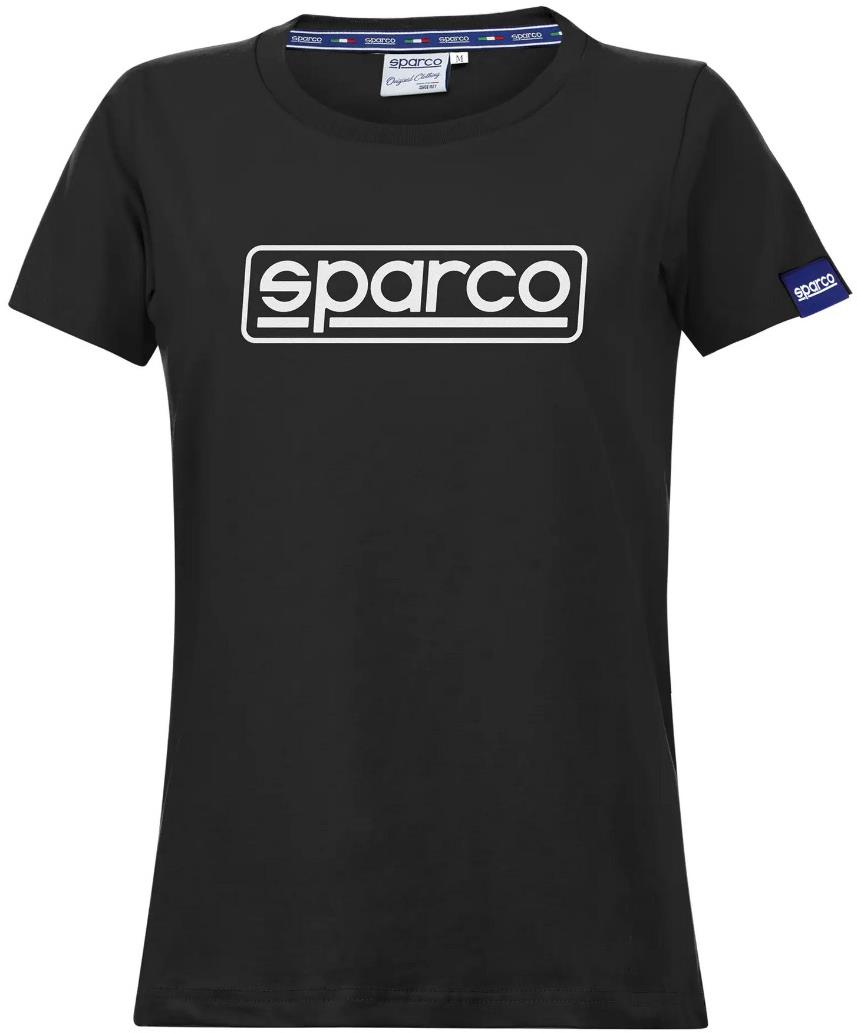 Sparco dámské tričko FRAME, barva černá, velikost M
