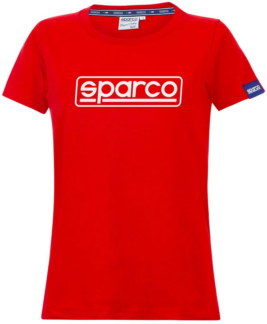 Sparco dámské tričko FRAME, barva červená, velikost M