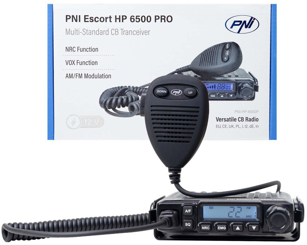 PNI Escort HP 6500 PRO CB radiostanice, VOX, NRC, 4 W, 12 V