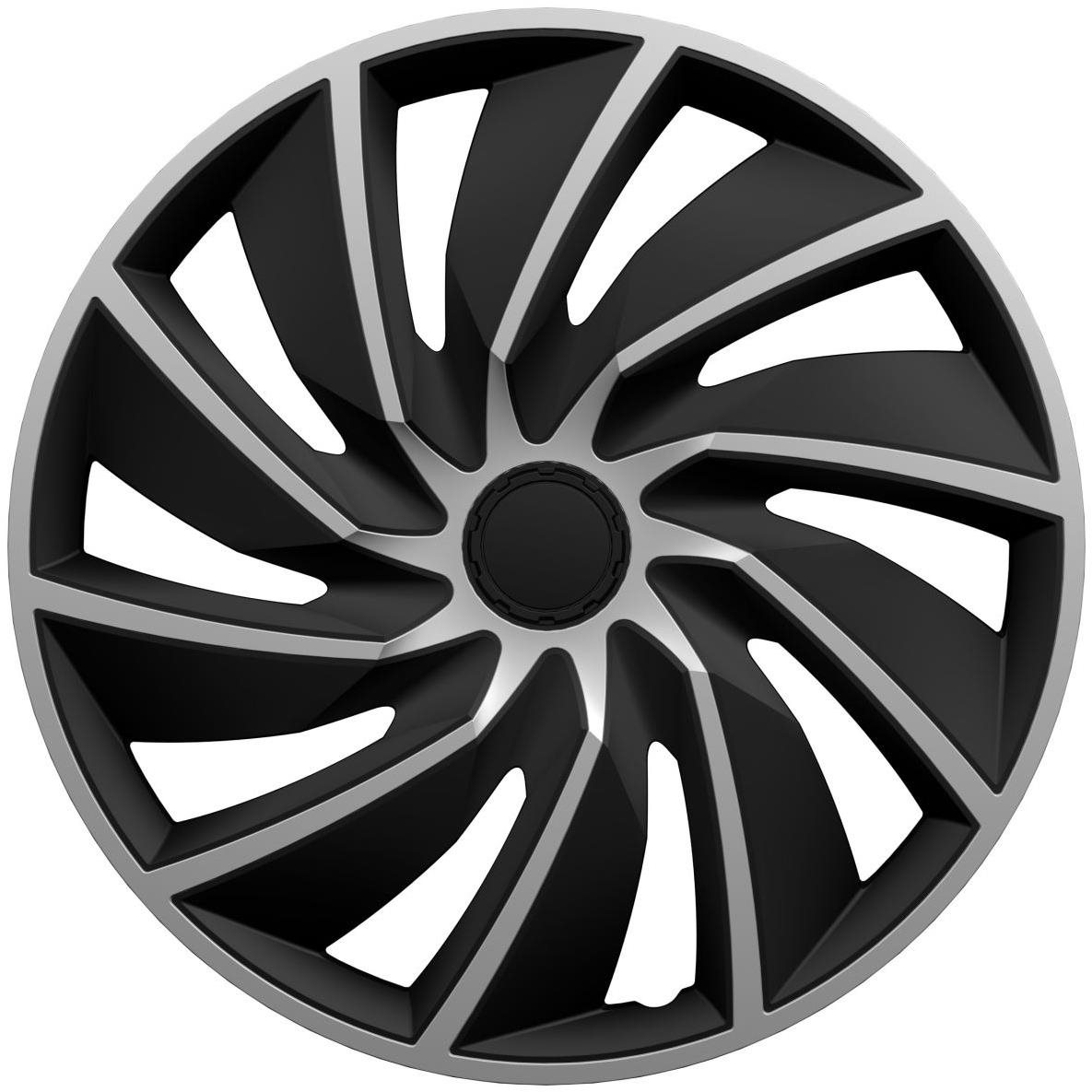 BM Moto poklice turbo silver black 14"
