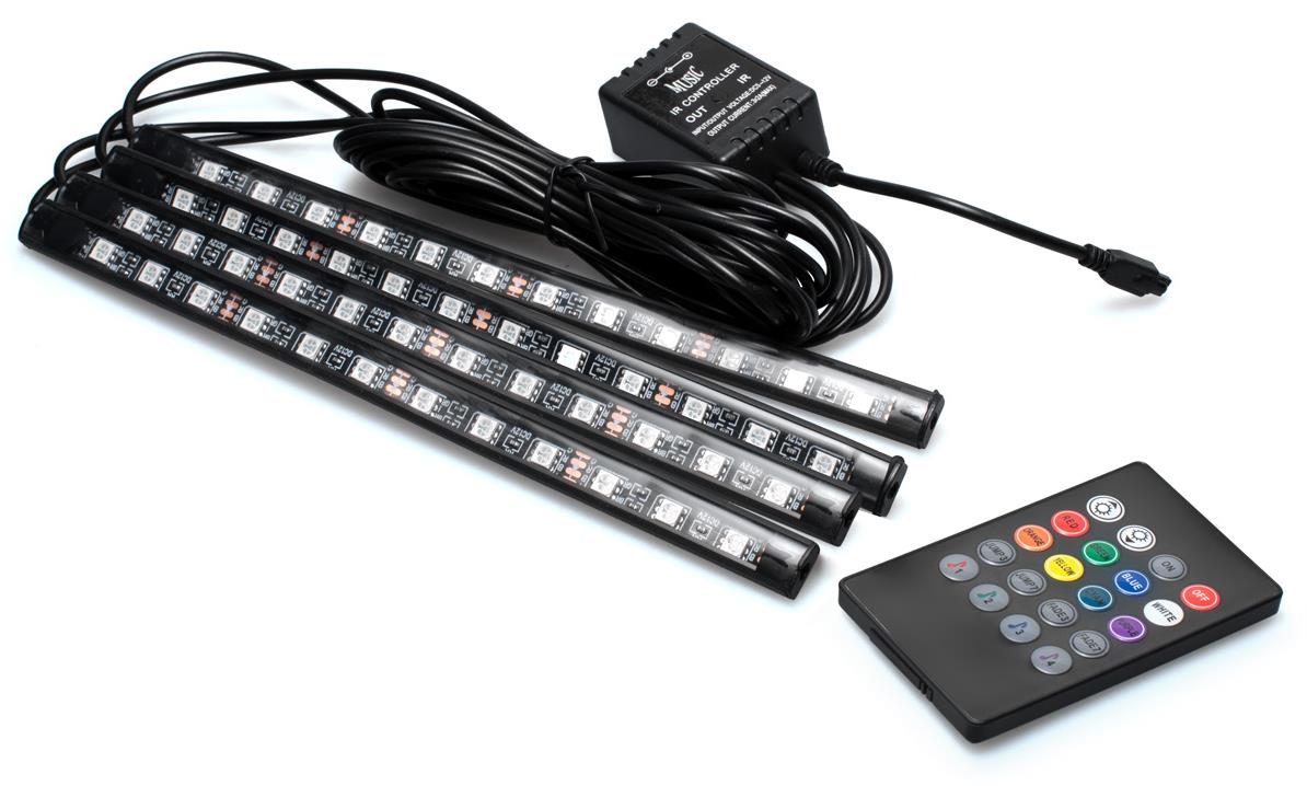 Escape6 Flexibilní LED neony určené k vnitřímu osvětlení, RGB 12V, IR, 4 pásky