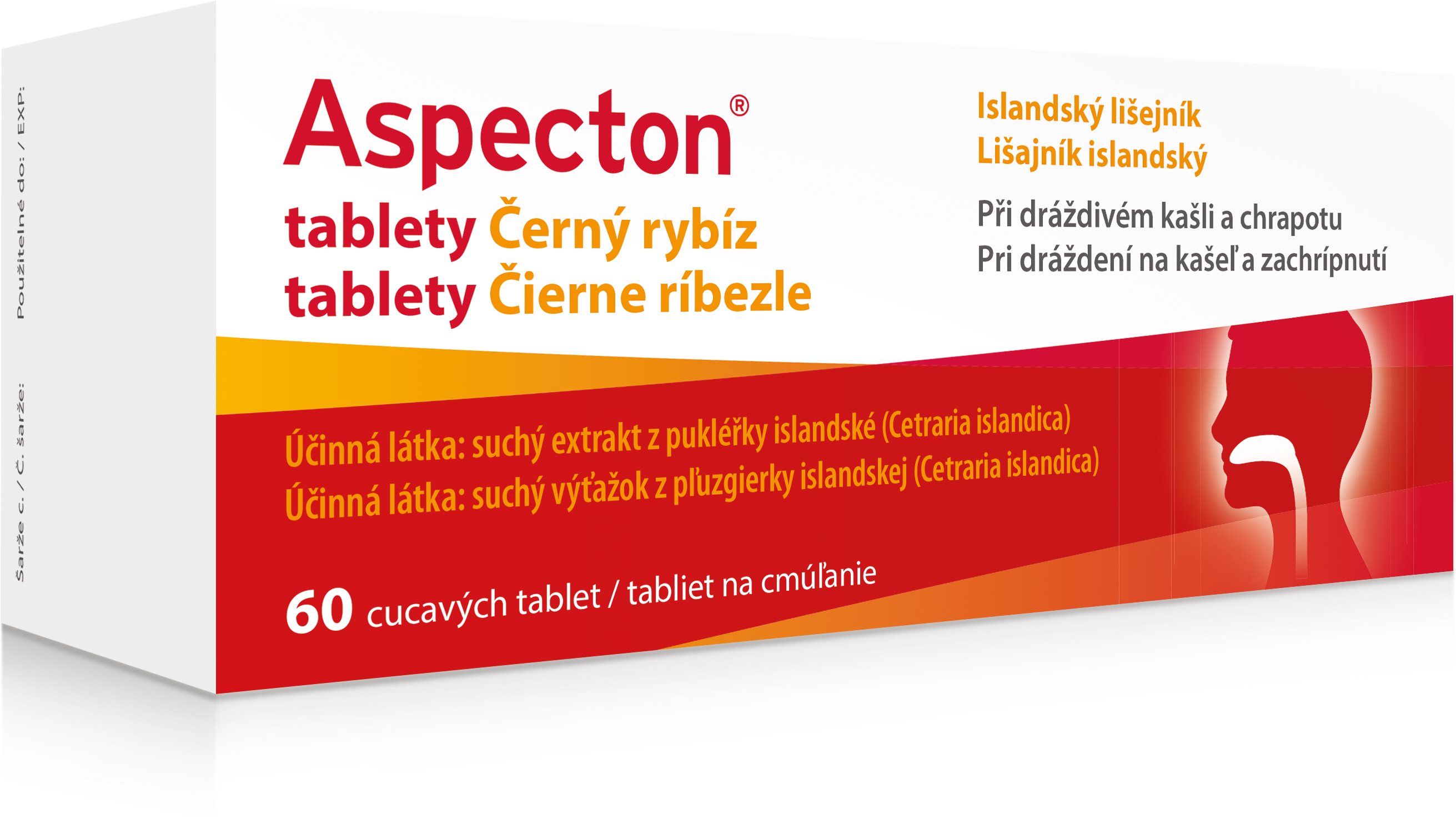 Aspecton tablety na kašel 60 ks