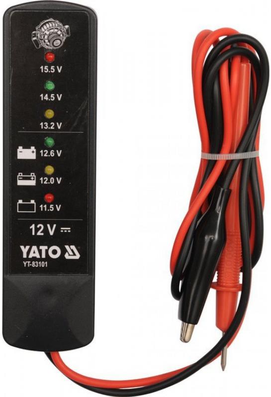 Yato Digitální tester autobaterií 12 V