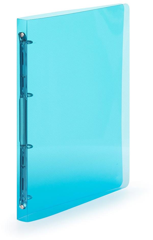 Karton P+P Lines 4kroužkové A4 20 mm PP modré