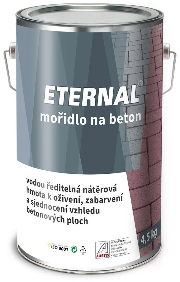Austis Eternal mořidlo na beton 4,5 kg Červené