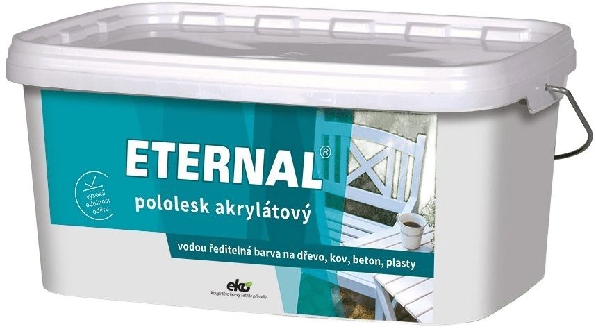 Austis ETERNAL pololesk akrylátový 2,8 kg, bílá