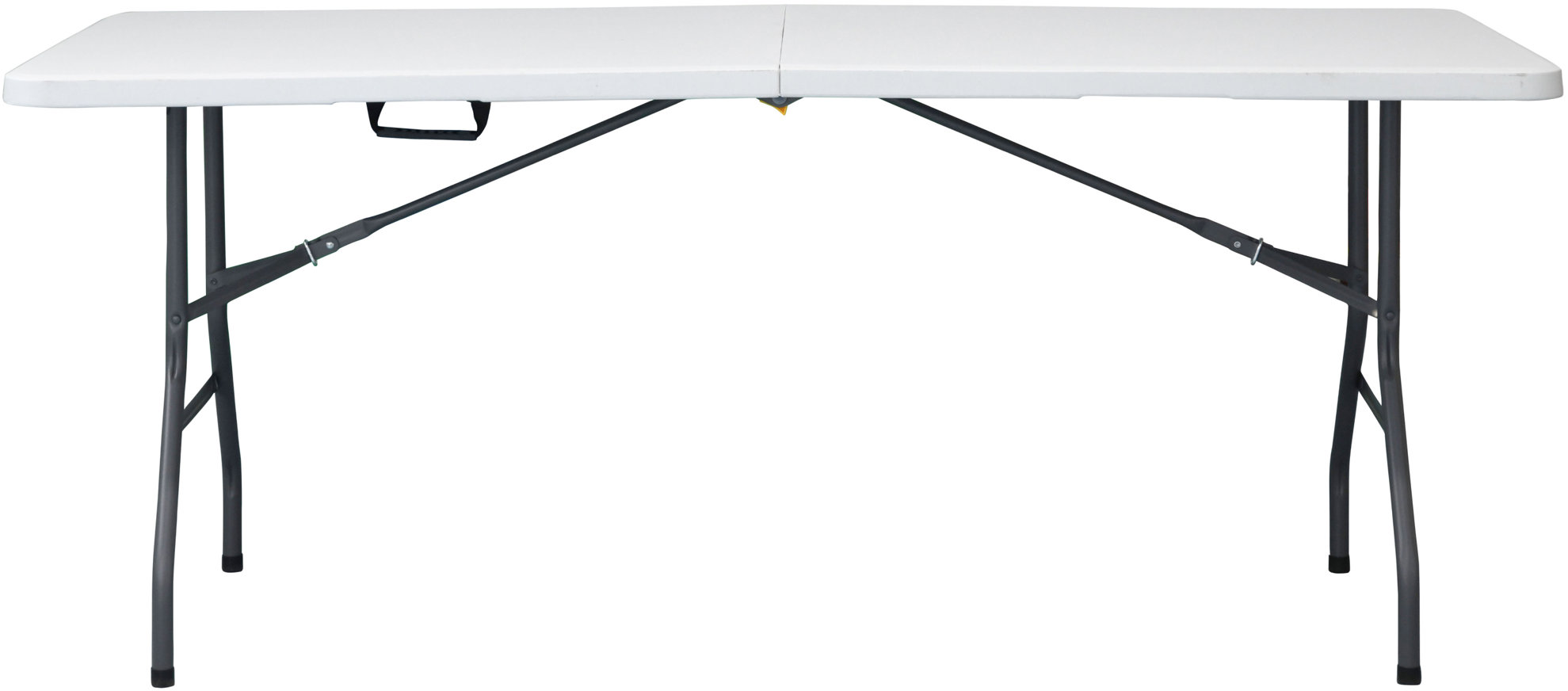 HOMEPRO Stůl campingový bílý 180 × 70 Flexor, skládací, s madlem pro snadné přenášení