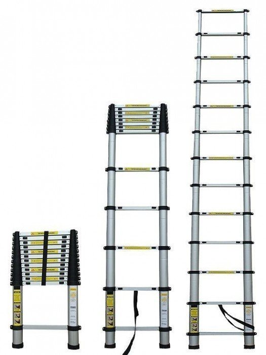 G21 GA-TZ11 6390392 Žebřík teleskopický 3,2m, 11 příček