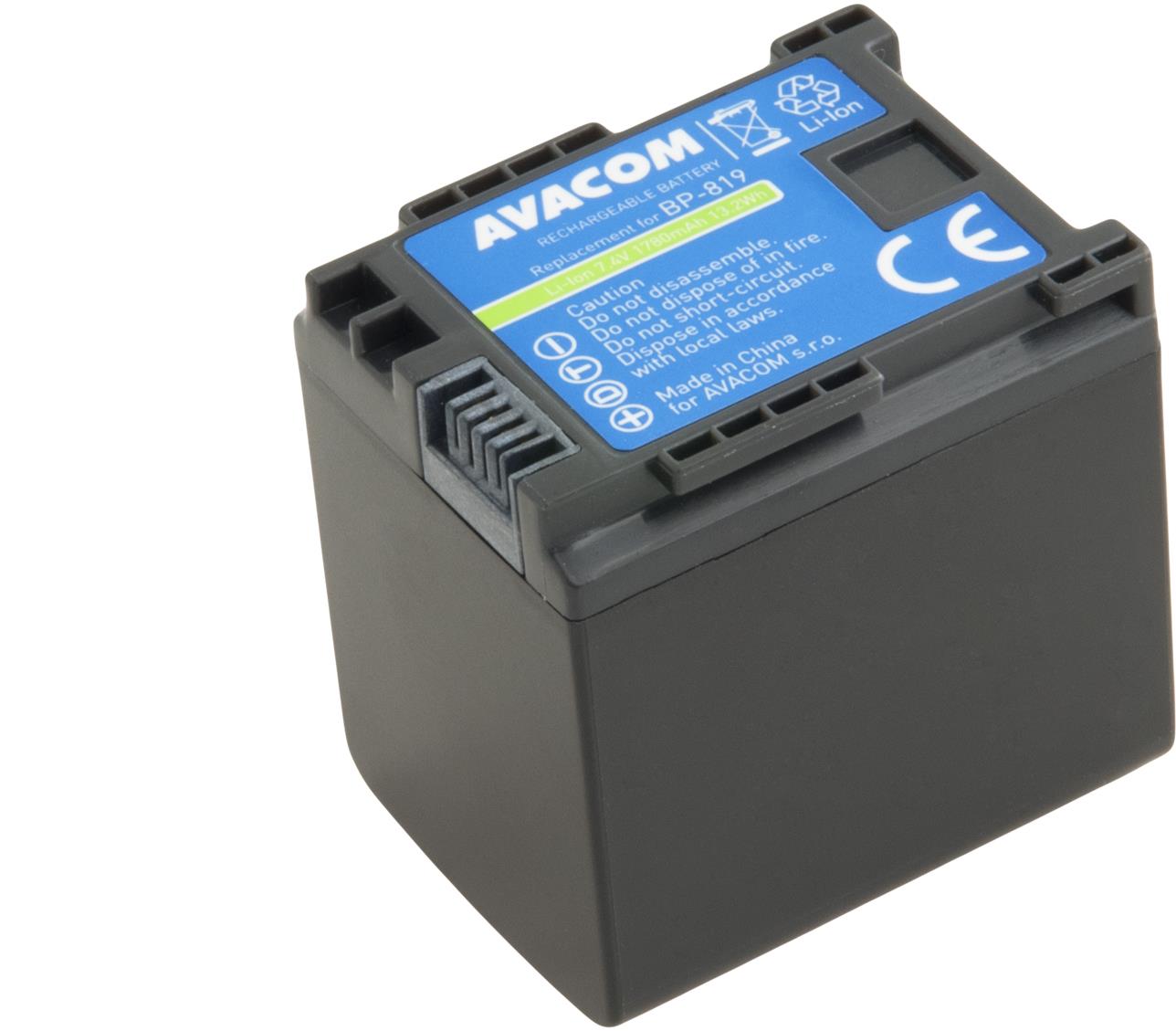 AVACOM Canon BP - 819 Li-Ion 7.4 V, 1780 mAh, 13.2 Wh