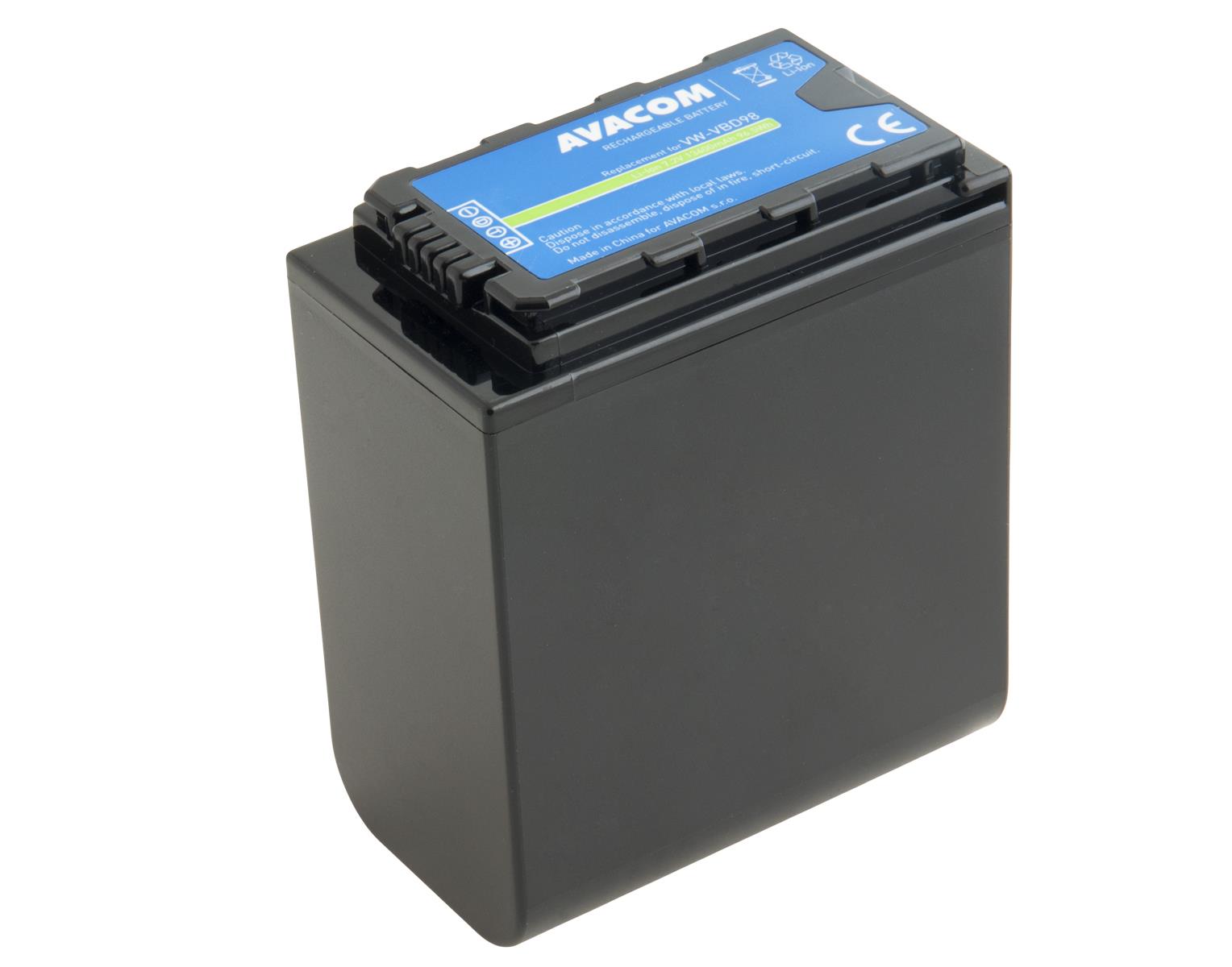 AVACOM Panasonic VW - VBD98 Li-Ion 7.2 V, 13400 mAh, 96 Wh