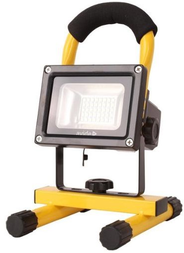 AVIDE Přenosný USB nabíjecí LED reflektor 10 W, 800 lm, denní, stmívatelný vypínačem, 3 roky záruka