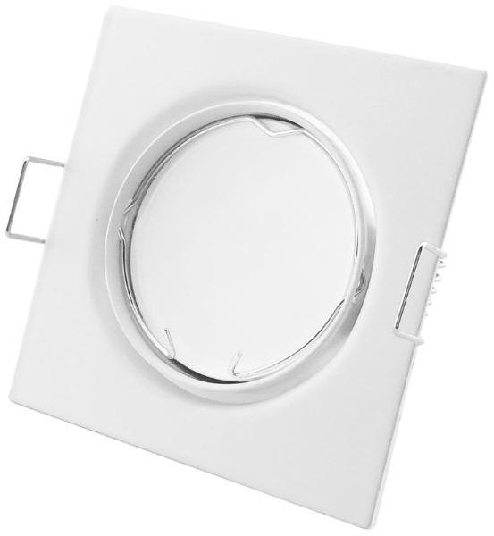 Avide Podhledové bodové svítidlo výklopné bílé, včetně patice GU10, čtvercové