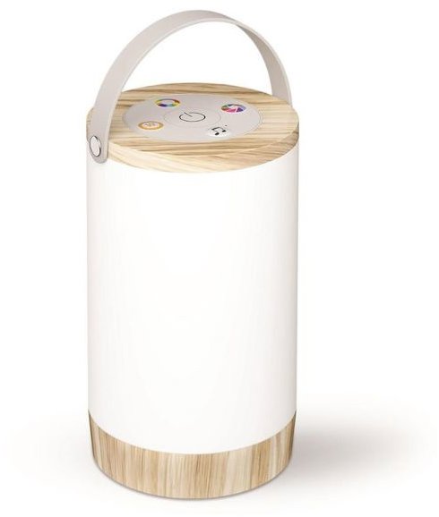 AVIDE Nabíjecí stmívatelná barevná LED stolní lampa 1,8 W 120 lm RGB+W s barevnou hudbou