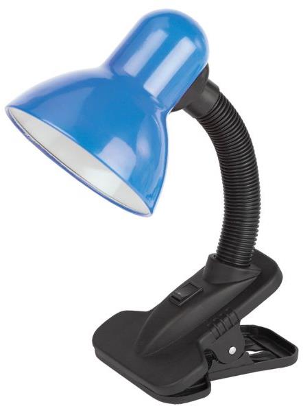 AVIDE Stolní lampa s klipem na 1 žárovku E27,  světle modrá