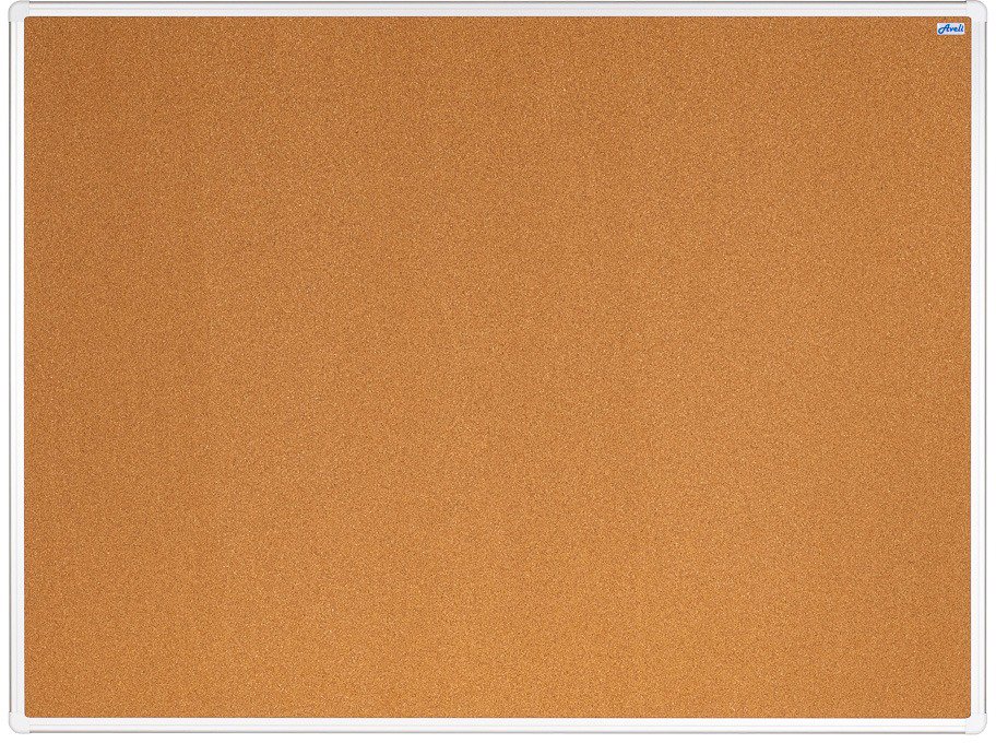 Korková nástěnka AVELI 120 x 90 cm s hliníkovým rámem